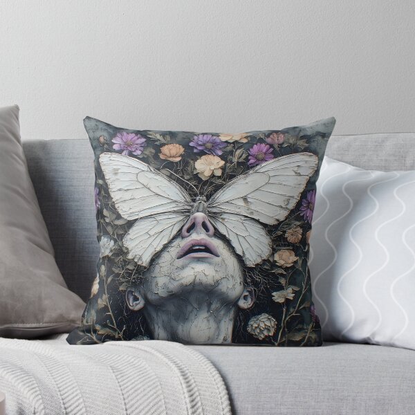 Item preview, Silent Metamorphosis – Soft Colours Butterfly Portrait designed and sold by UrbanTempleArt.