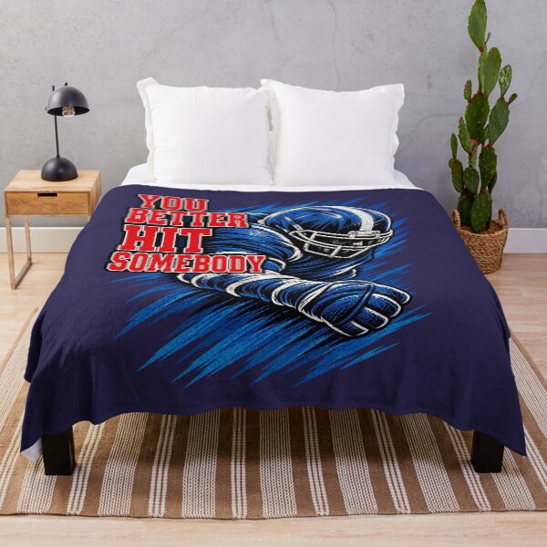 Item preview, You Better Hit Somebody American Football Retro Poster. designed and sold by Endless7Art.