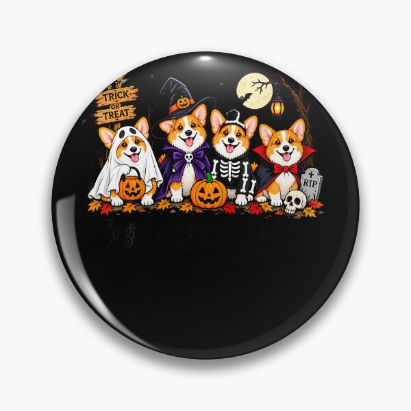 Item preview, Corgis Because People Are Creepy Halloween Dogs designed and sold by Tomtomatos.