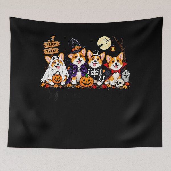Item preview, Corgis Because People Are Creepy Halloween Dogs designed and sold by Tomtomatos.