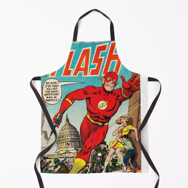 Item preview, DC Comics The Flash Vintage Comic Original Custom Poster Art Tee designed and sold by Cool Robot Bro..