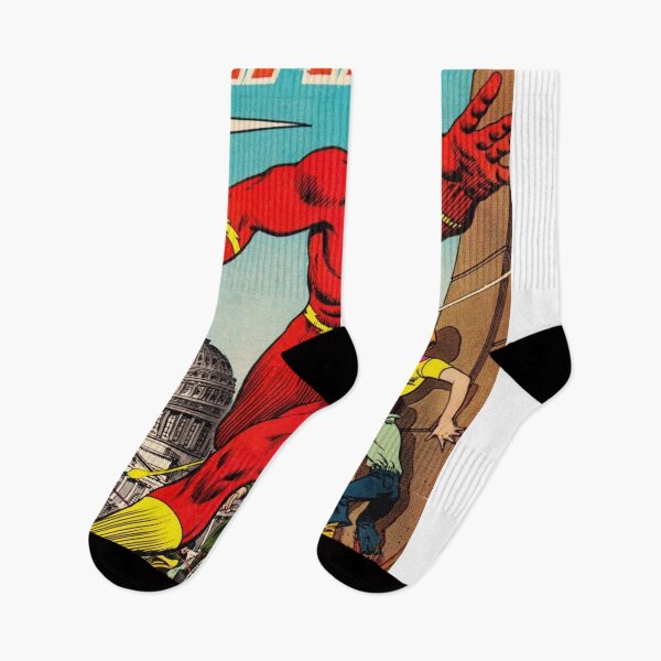 Item preview, DC Comics The Flash Vintage Comic Original Custom Poster Art Tee designed and sold by Cool Robot Bro..