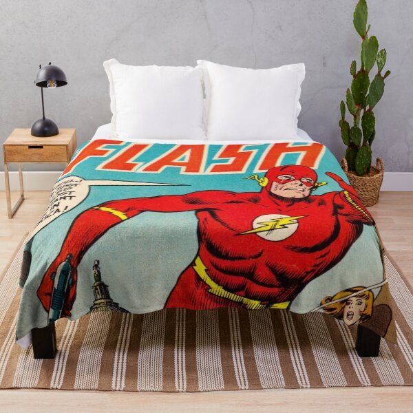 Item preview, DC Comics The Flash Vintage Comic Original Custom Poster Art Tee designed and sold by Cool Robot Bro..