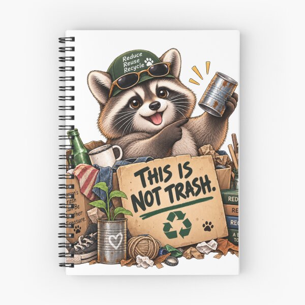 Item preview, This Is Not Trash – Funny Raccoon designed and sold by BAD TASTE CLUB.