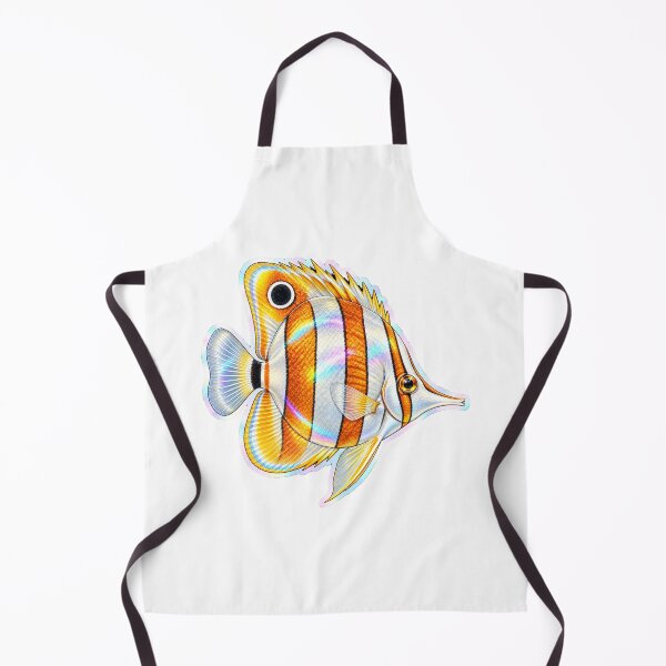 Item preview, Copperband Butterflyfish Holographic Reef Sticker designed and sold by KenworksDigital.
