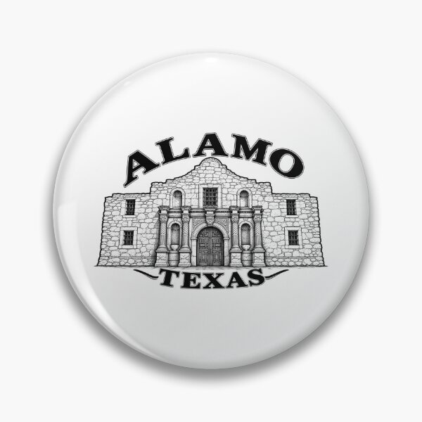 Item preview, The Alamo Texas — Historic Landmark Line Art San Antonio designed and sold by Tee Visions.