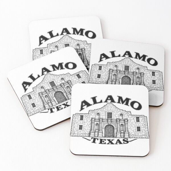 Item preview, The Alamo Texas — Historic Landmark Line Art San Antonio designed and sold by Tee Visions.