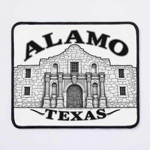 Item preview, The Alamo Texas — Historic Landmark Line Art San Antonio designed and sold by Tee Visions.