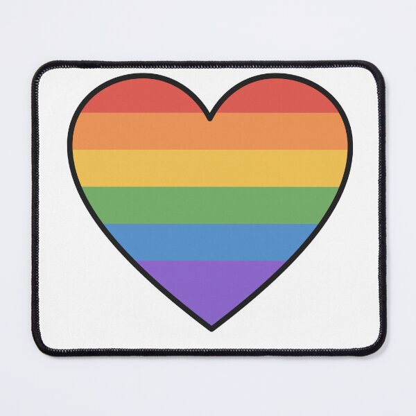 Item preview, Rainbow Pride Heart Sticker designed and sold by BYyass25.