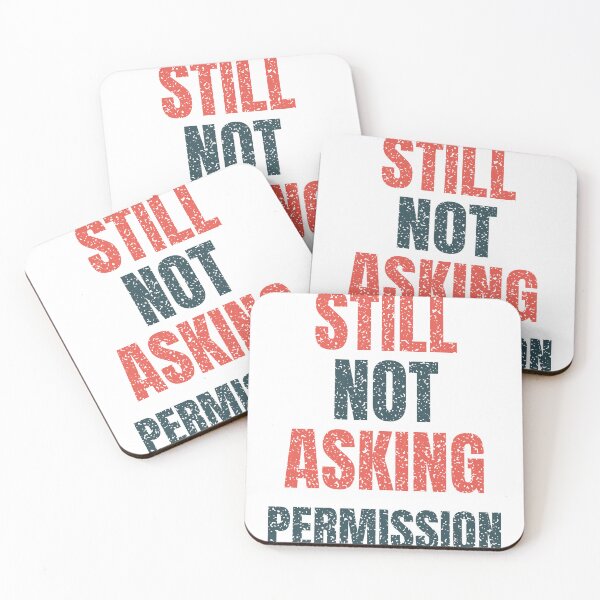 Item preview, Permission designed and sold by RiotGrrlGoods.