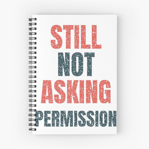 Item preview, Permission designed and sold by RiotGrrlGoods.