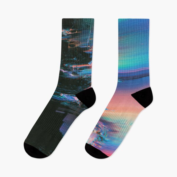 Item preview, Prismatic Collapse – Abstract Glitch Landscape designed and sold by AlfiB.