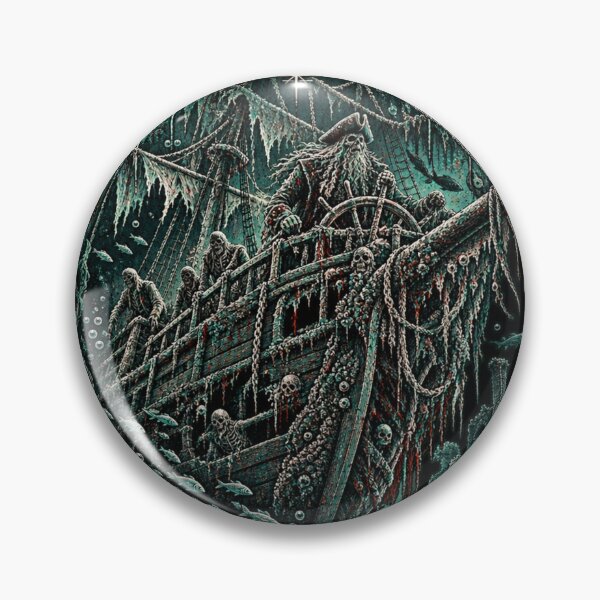 Item preview, The Sunken Sovereign Ghost Ship designed and sold by Ashen Threads Studio.
