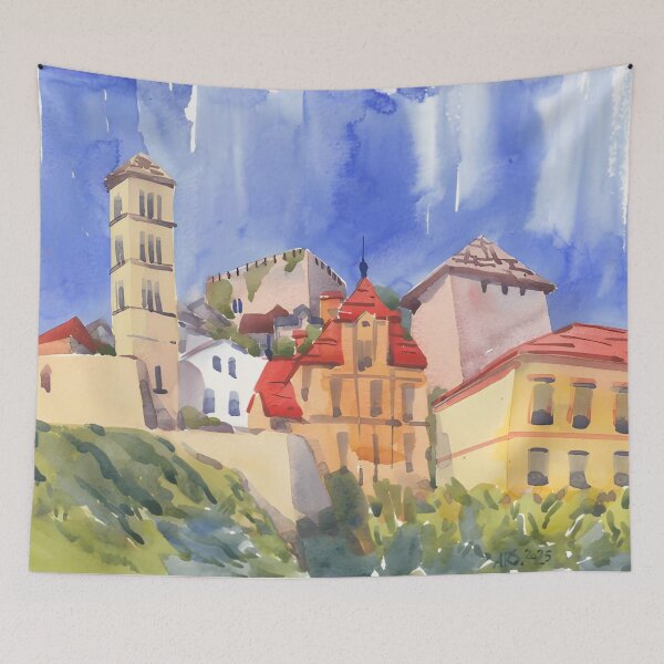 Item preview, Old Town Fortress and Bell Tower designed and sold by Arsenje.