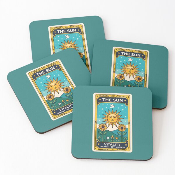 Item preview, The Sun Tarot Card - Vitality Optimism Joy Success designed and sold by MyHappyArtShop.