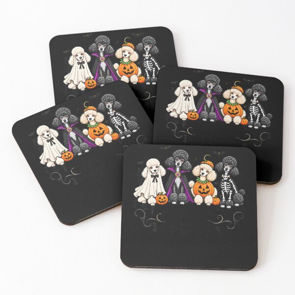 Item preview, Poodles Because People Are Creepy Halloween Dogs designed and sold by Tomtomatos.
