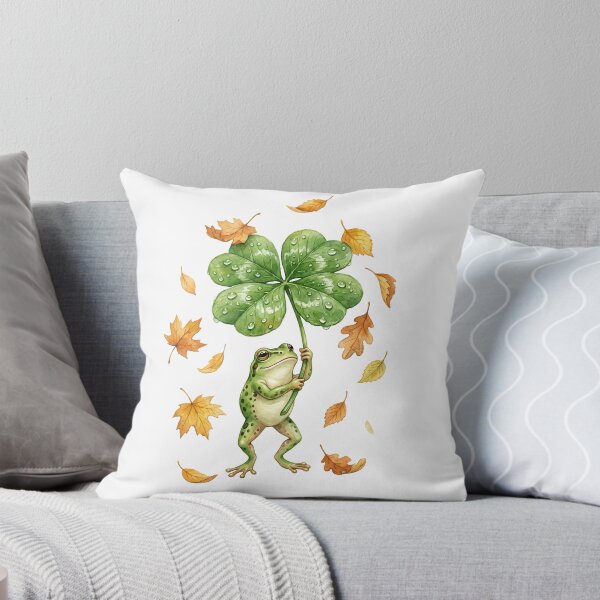 Item preview, Lucky Frog Clover Umbrella designed and sold by Tiffany Roy.