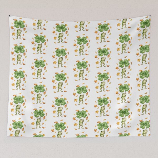 Item preview, Lucky Frog Clover Umbrella designed and sold by Tiffany Roy.