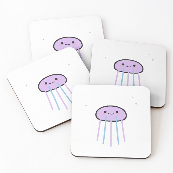 Item preview, Pastel Dreamy Jellyfish Sticker designed and sold by BYyass25.