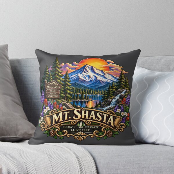 Item preview, Mount Shasta Adventure — Trails, Lakes & Mountain Views designed and sold by OzyWear.