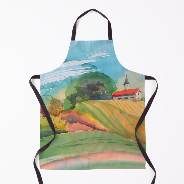 Item preview, Countryside Church on Golden Hill designed and sold by Arsenje.