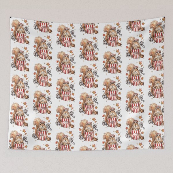 Item preview, Squirrel Usher Acorn Cinema Popcorn designed and sold by Tiffany Roy.