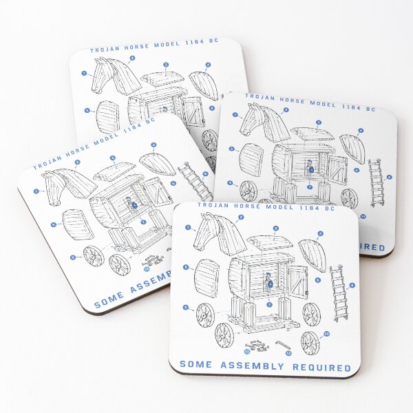 Item preview, Trojan Horse Flat Pack Assembly Instructions designed and sold by Lolik Designs.