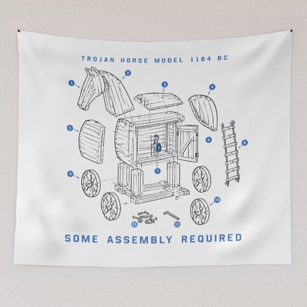 Item preview, Trojan Horse Flat Pack Assembly Instructions designed and sold by Lolik Designs.