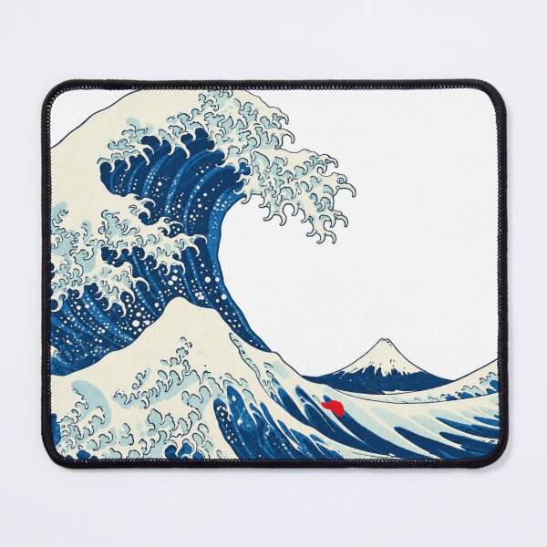 Item preview, The Great Blue Wave designed and sold by notsweettea.