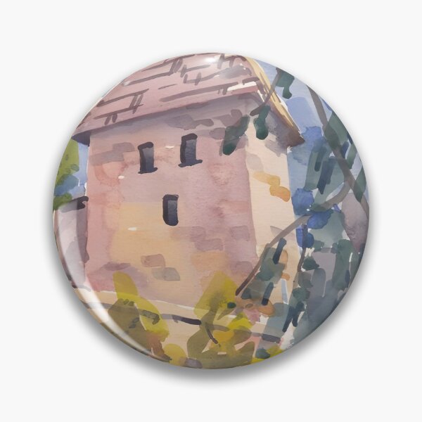 Item preview, Historic Stone Tower among Trees designed and sold by Arsenje.