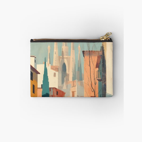 Item preview, Barcelona – Sagrada Familia City Skyline Travel Print, Spain designed and sold by MarkedArtPrints.
