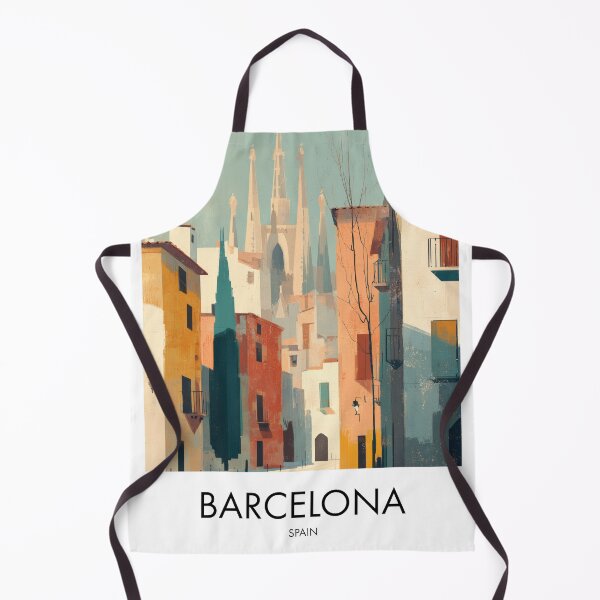 Item preview, Barcelona – Sagrada Familia City Skyline Travel Print, Spain designed and sold by MarkedArtPrints.