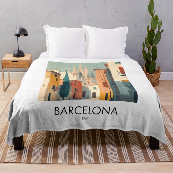 Item preview, Barcelona – Sagrada Familia City Skyline Travel Print, Spain designed and sold by MarkedArtPrints.