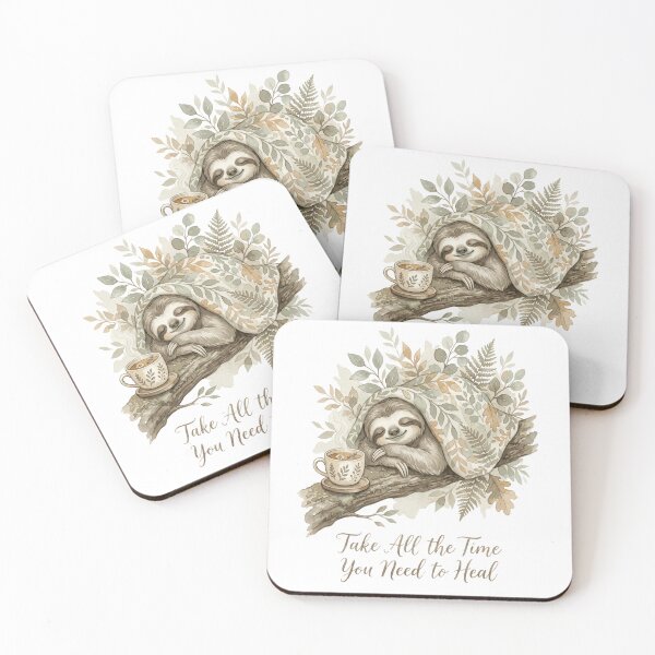Item preview, Sleepy Sloth Take Time to Heal designed and sold by Tiffany Roy.