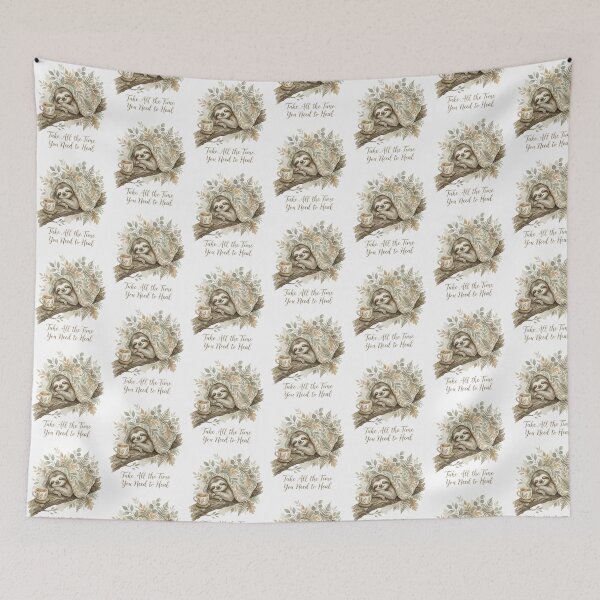 Item preview, Sleepy Sloth Take Time to Heal designed and sold by Tiffany Roy.