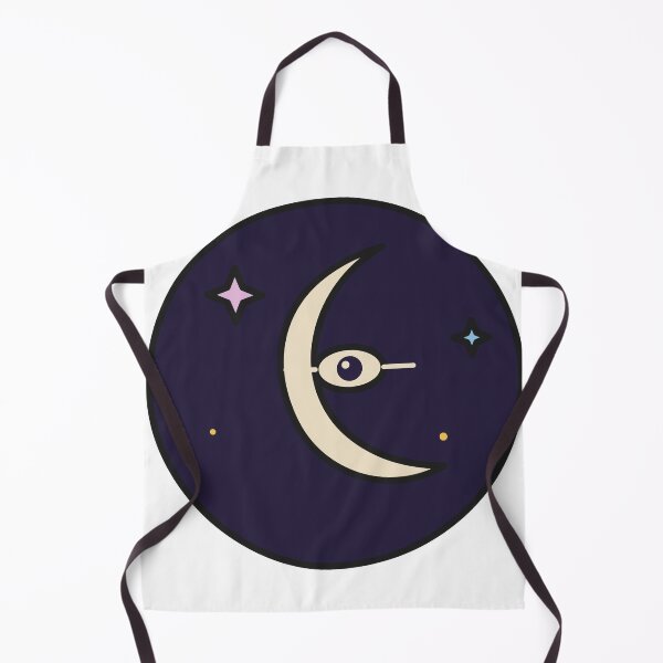 Item preview, Celestial Crescent Moon with Eye Sticker designed and sold by BYyass25.