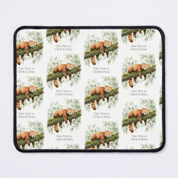 Item preview, Red Panda Take Time Relax designed and sold by Tiffany Roy.
