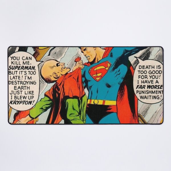 Item preview, DC Comics Superman Vintage Comic Original Custom Poster Art Tee designed and sold by Cool Robot Bro..