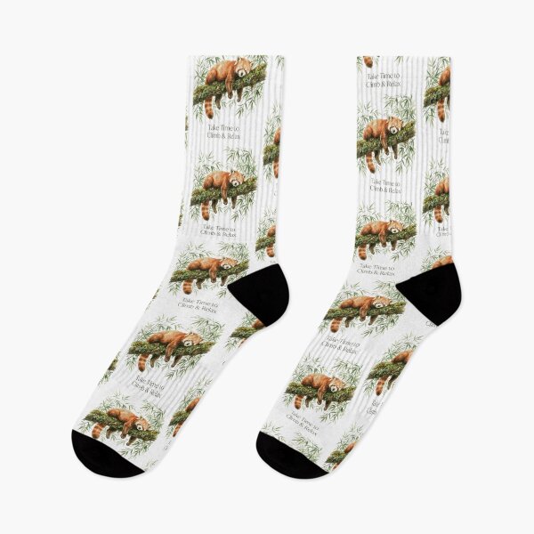 Item preview, Red Panda Take Time Relax designed and sold by Tiffany Roy.