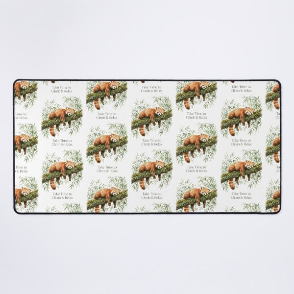 Item preview, Red Panda Take Time Relax designed and sold by Tiffany Roy.