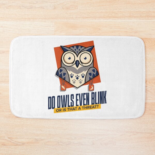 Item preview, Do Owls Even Blink Funny Design designed and sold by NullSpacePrints.