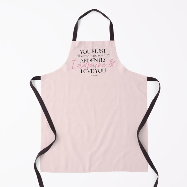 Item preview, Jane Austen Quote – Pride & Prejudice – "How Ardently I Admire and Love You" designed and sold by cheekymare.