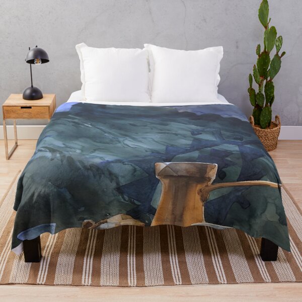Item preview, Traditional Coffee and Mountain Fortress View designed and sold by Arsenje.