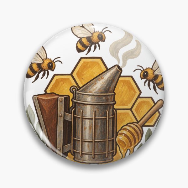 Item preview, Bee Smoker, Honey Dipper and Three Busy Bees designed and sold by eignvalue.