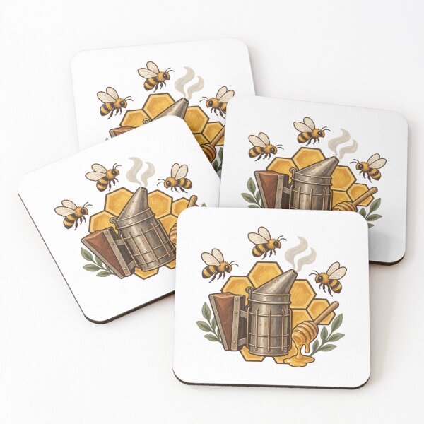 Item preview, Bee Smoker, Honey Dipper and Three Busy Bees designed and sold by eignvalue.
