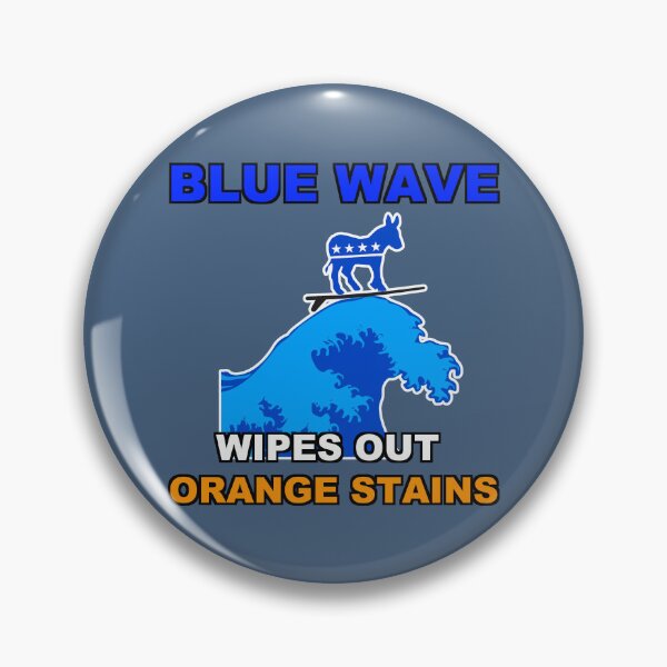 Item preview, Blue Wave - Wipes Out Orange Stains designed and sold by KrudeKraft.