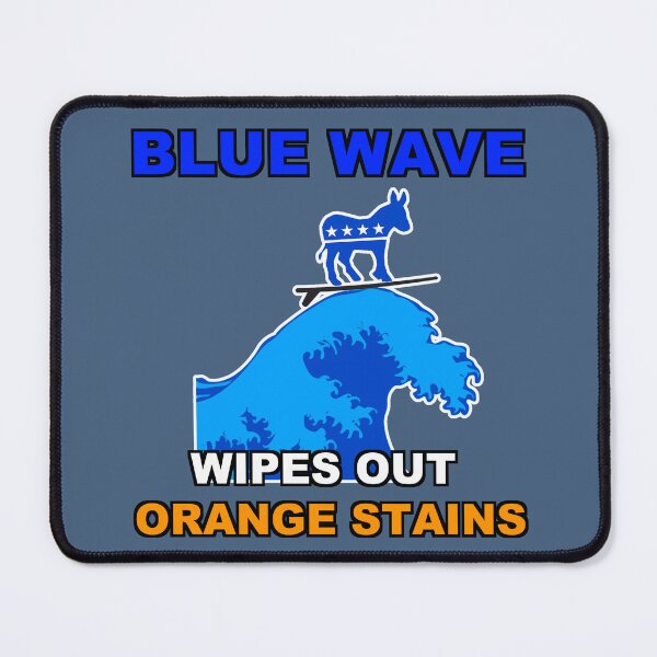 Item preview, Blue Wave - Wipes Out Orange Stains designed and sold by KrudeKraft.