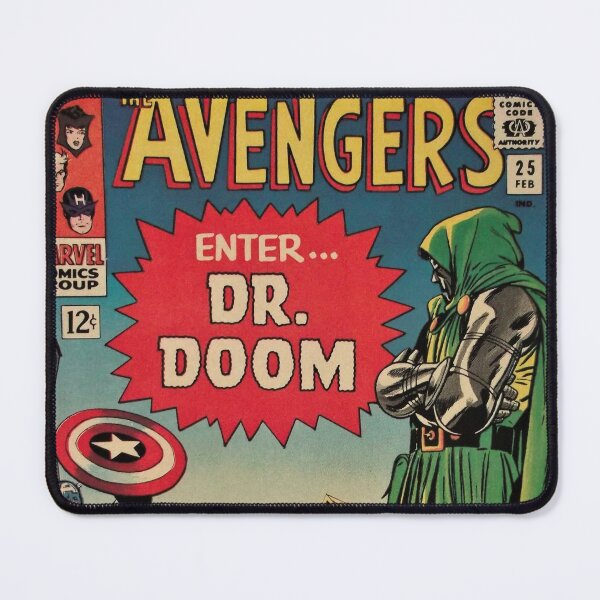 Item preview, The Avengers Comics Dr Doom Marvel Comic Book Original Custom Vintage Movie Poster Art designed and sold by Cool Robot Bro..