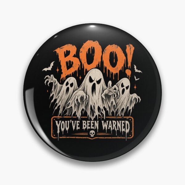 Item preview, Boo! You've Been Warned Scary Halloween Ghosts designed and sold by MadeByMira.