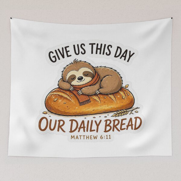 Item preview, Matthew 6:11 Give Us This Day Our Daily Bread designed and sold by plushism.